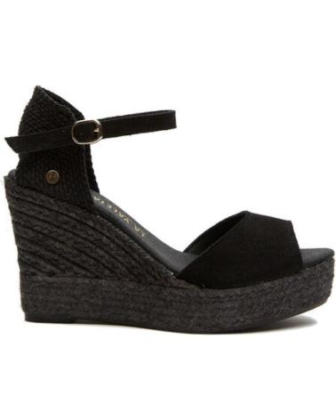 Zapatillas deporte de Mujer la valeta CHARLENE PEEP TOE NEGRO