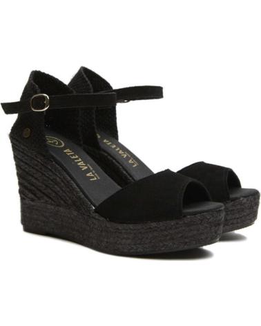 Zapatillas deporte de Mujer la valeta CHARLENE PEEP TOE NEGRO