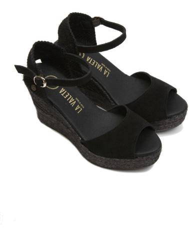 Zapatillas deporte de Mujer la valeta CHARLENE PEEP TOE NEGRO