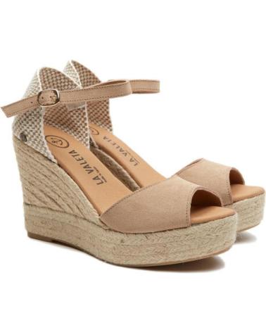 Sandalias de Mujer LA VALETA CHARLENE PEEP TOE NUDE