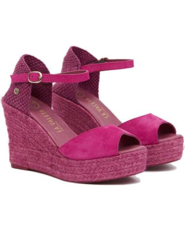 Sandales pour Femme LA VALETA CHARLENE PEEP TOE FUCSIA