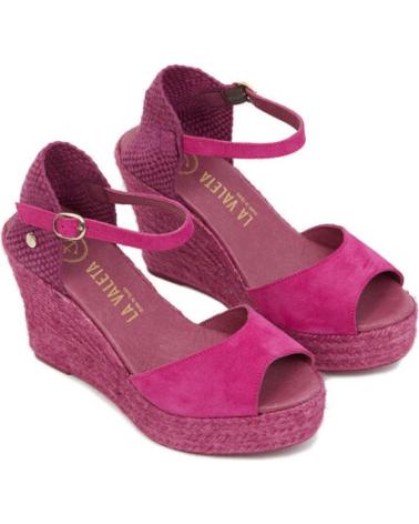 Sandales pour Femme LA VALETA CHARLENE PEEP TOE FUCSIA