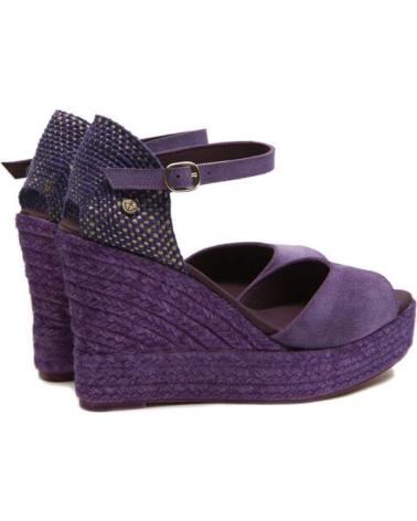 Sandalias de Mujer LA VALETA CHARLENE PEEP TOE MORADO