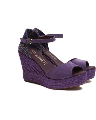 Sandalias de Mujer LA VALETA CHARLENE PEEP TOE MORADO