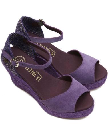 Sandalias de Mujer LA VALETA CHARLENE PEEP TOE MORADO
