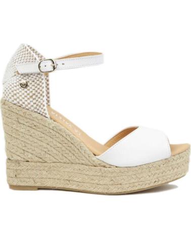 Sandalias de Mujer LA VALETA CHARLENE PEEP TOE BLANCO