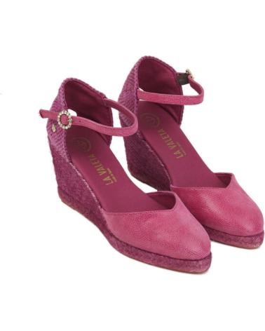 Sandalias de Mujer LA VALETA LETICIA FUCSIA
