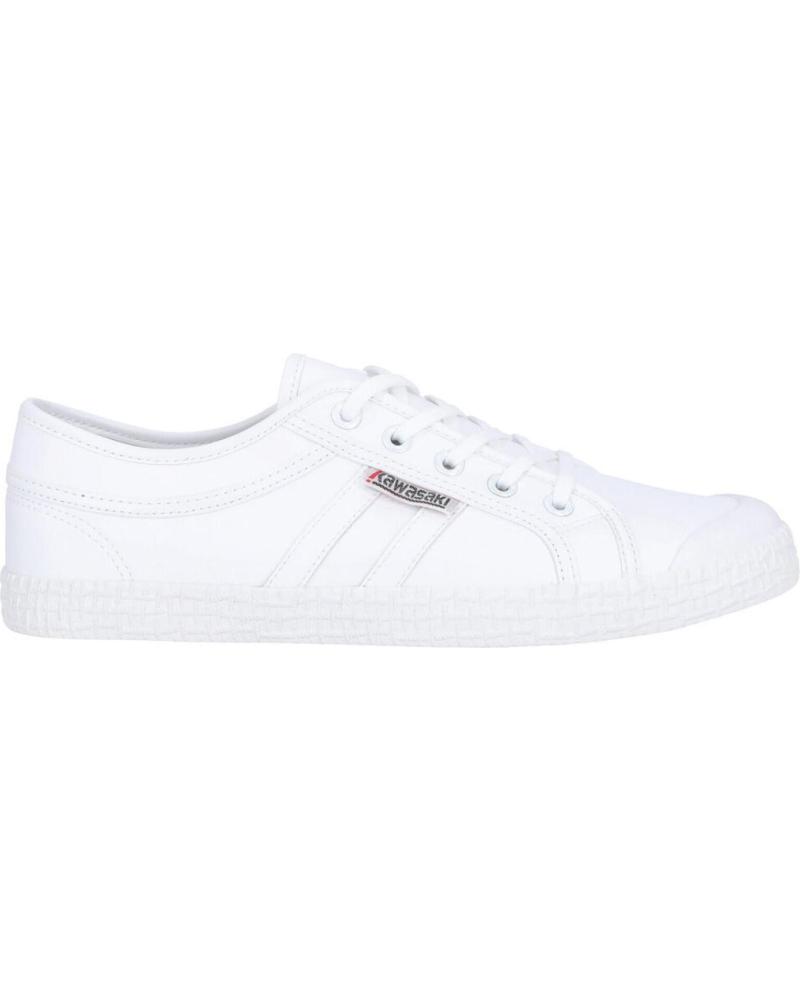 Zapatillas deporte de Mujer y Hombre KAWASAKI TENNIS RETRO LEATHER 2 0 K232421 1002 WHITE