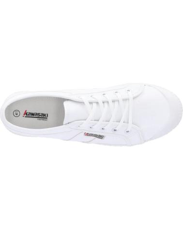 Zapatillas deporte de Mujer y Hombre KAWASAKI TENNIS RETRO LEATHER 2 0 K232421 1002 WHITE