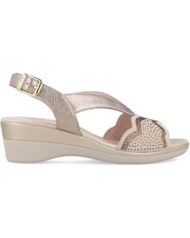 Sandales pour Femme STONEFLY SANDALES COMPENSÉES À BRIDES ENTRELACÉES ORO