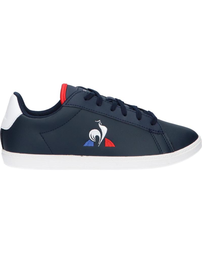 Woman and girl and boy Zapatillas deporte LE COQ SPORTIF 2020240 COURTSET GS DRESS BLUE-OPTICAL WHITE
