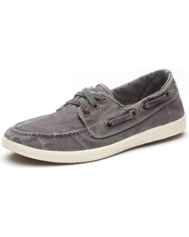 Nauticos de Mujer NATURAL WORLD ZAPATO NAUTICO 613E-623 GRIS