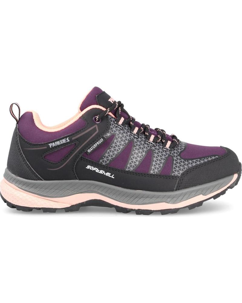 CHAUSSURES DE RANDONNÉE PAREDES S SETENIL NOIR ET LILAS NEGRO-LILA