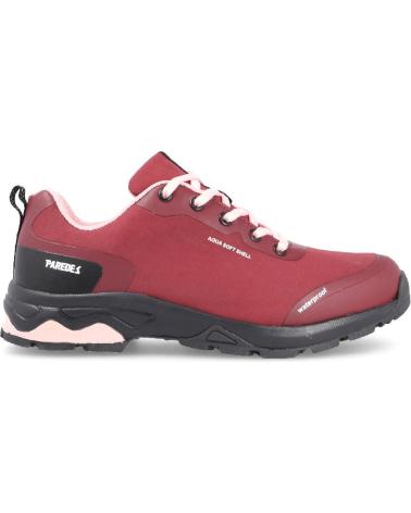 Sportivo per Donna paredes ZAPATILLA TREKKING BURDEOS 22517 ROJO