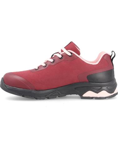Sportivo per Donna paredes ZAPATILLA TREKKING BURDEOS 22517 ROJO