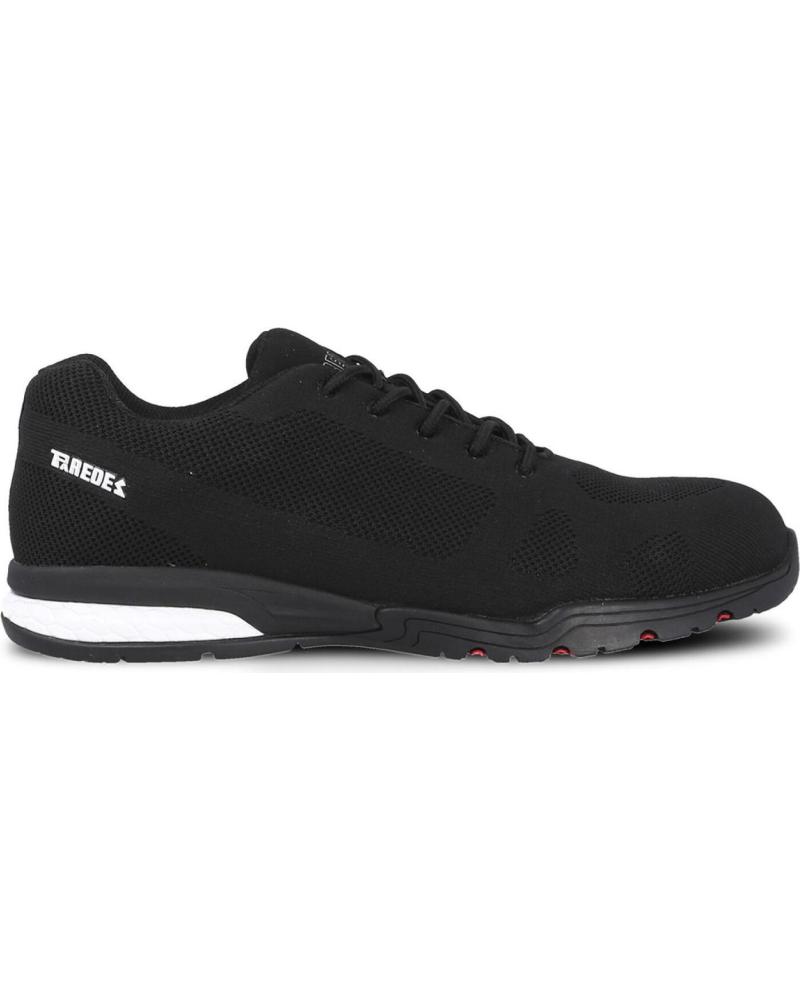 Woman and Man shoes PAREDES ZAPATILLAS DE SEGURIDAD ANTICORTE CHESTE NEGRO NEGRO