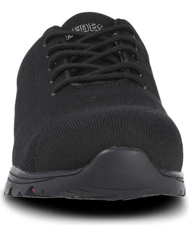 Woman and Man shoes PAREDES ZAPATILLAS DE SEGURIDAD ANTICORTE CHESTE NEGRO NEGRO