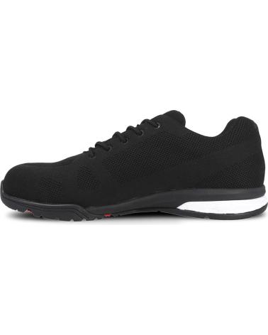 Woman and Man shoes PAREDES ZAPATILLAS DE SEGURIDAD ANTICORTE CHESTE NEGRO NEGRO
