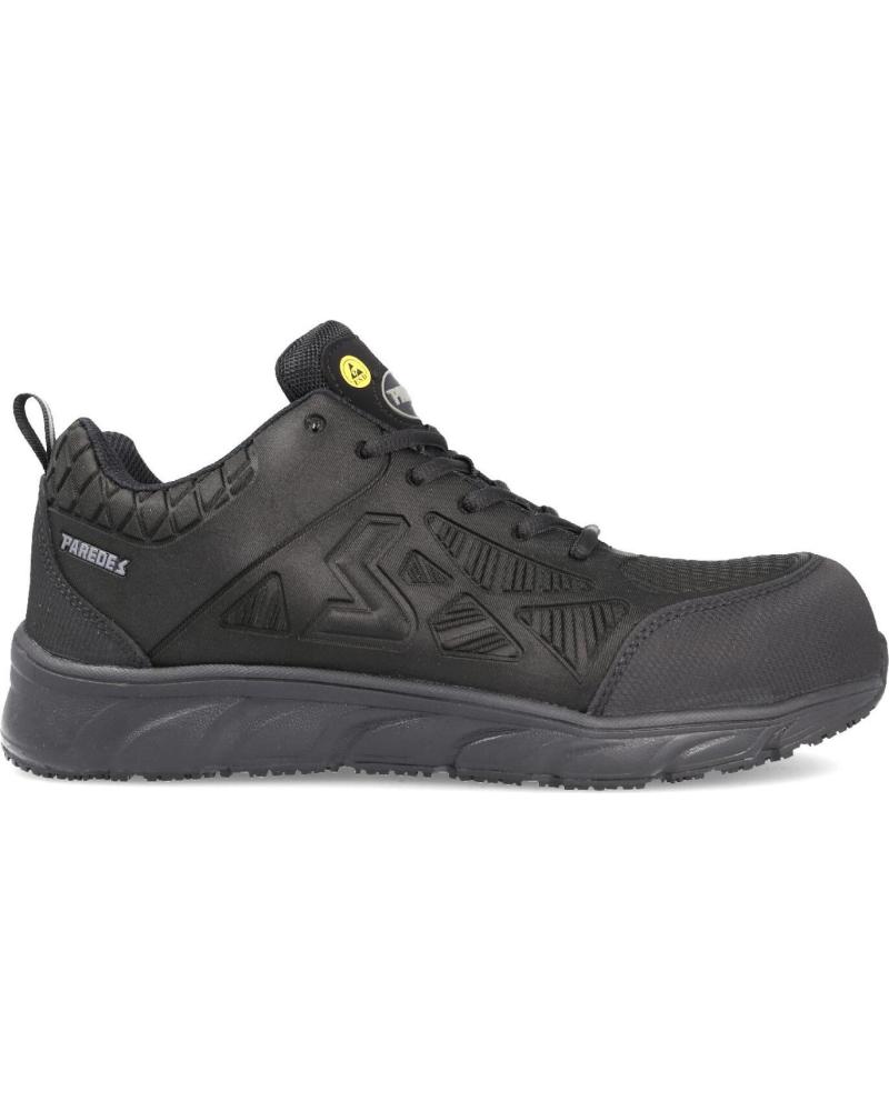 Sneaker für Damen und Herren und Mädchen PAREDES ZAPATILLAS DE SEGURIDAD JET NEGRO NEGRO
