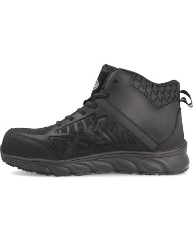 Botines de Mujer y Hombre y Niña y Niño PAREDES BOTAS DE SEGURIDAD AMBER NEGRO NEGRO