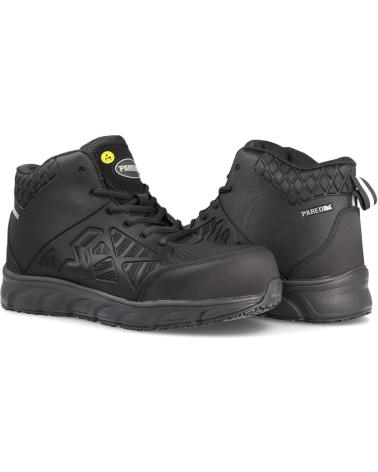 Botines de Mujer y Hombre y Niña y Niño PAREDES BOTAS DE SEGURIDAD AMBER NEGRO NEGRO