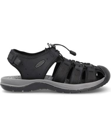Sandalias de Hombre paredes SANDALIAS TREKKING HOMBRE AMPURDAN NEGRO NEGRO
