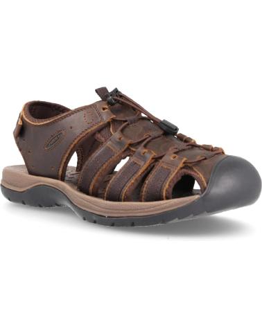 Sandalias de Hombre PAREDES S AMPURDAN MARRON OSCURO