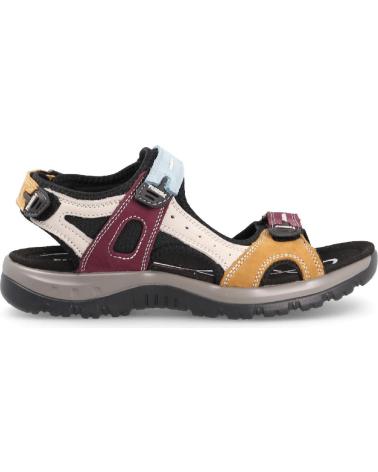 Sandalias de Mujer y Niña PAREDES S TREKKING BANYOTES GRIS-LILA