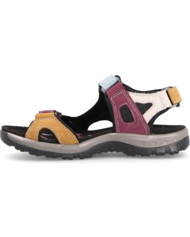 Sandalias de Mujer y Niña PAREDES S TREKKING BANYOTES GRIS-LILA