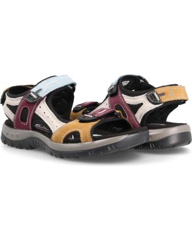Sandalias de Mujer y Niña PAREDES S TREKKING BANYOTES GRIS-LILA