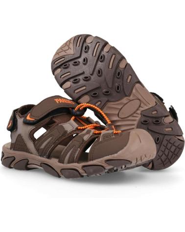 PAREDES SANDALIAS TREKKING NINO BARBATE MARRON