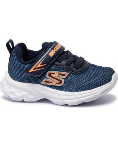 girl and boy Zapatillas deporte SKECHERS ZAPATILLAS ECLIPSOR 95030N-NVSL AZUL