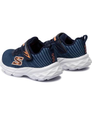 girl and boy Zapatillas deporte SKECHERS ZAPATILLAS ECLIPSOR 95030N-NVSL AZUL