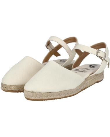 Sandalias de Niña BUBBLE BOBBLE 240 ALPARGATAS YUTE NINA BEIG