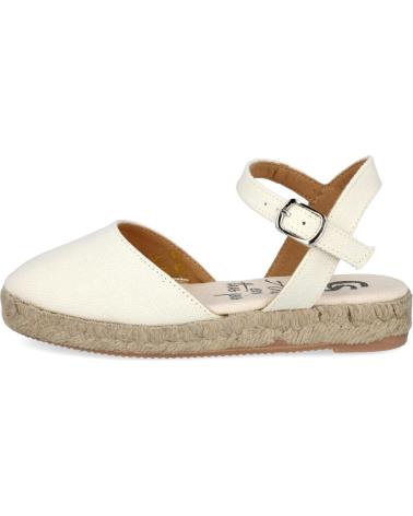 Sandalias de Niña BUBBLE BOBBLE 240 ALPARGATAS YUTE NINA BEIG
