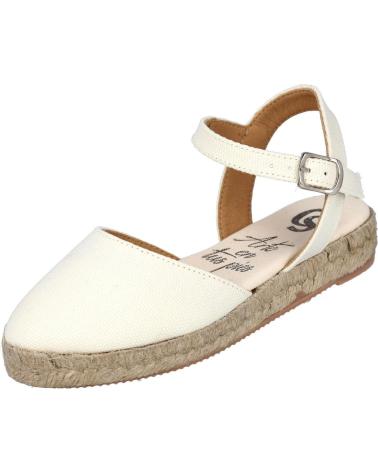 Sandalias de Niña BUBBLE BOBBLE 240 ALPARGATAS YUTE NINA BEIG