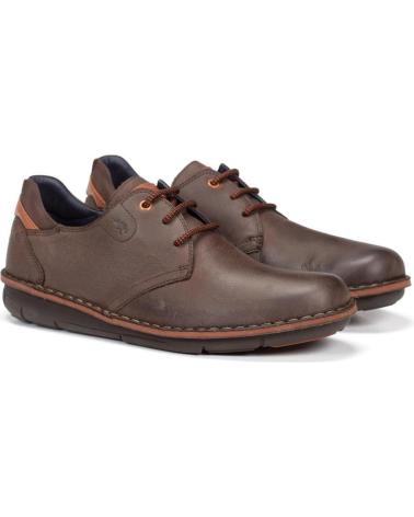 Scarpe per Uomo FLUCHOS ZAPATO PIEL MARRON CONFORT CASTANOCOM 1