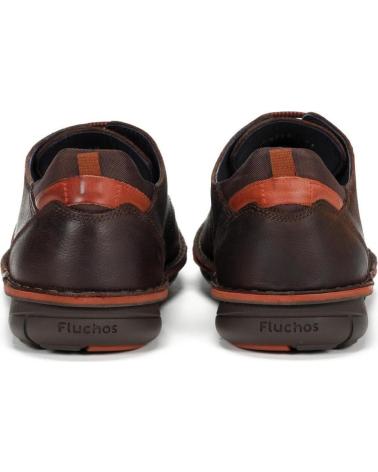 Scarpe per Uomo FLUCHOS ZAPATO PIEL MARRON CONFORT CASTANOCOM 1