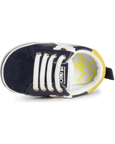 Zapatillas deporte pour Fille et Garçon munich RETE ZERO AZUL MARINO-AMARILLO