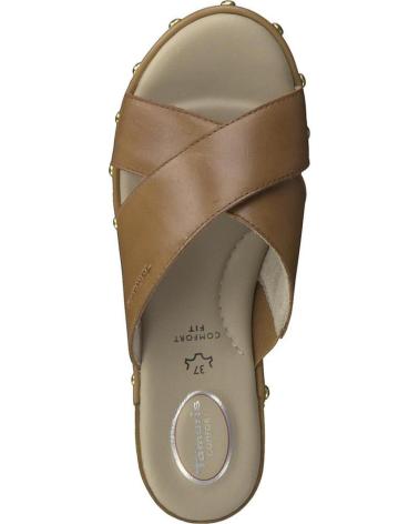 Sandalias de Mujer TAMARIS 837301 NUBUCK CUERO MARRON