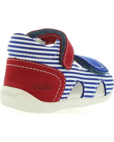 Sandalen für Mädchen und Junge KICKERS 469520 BI SEA 53 BLEU ROUGE
