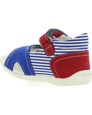 Sandalen für Mädchen und Junge KICKERS 469520 BI SEA 53 BLEU ROUGE