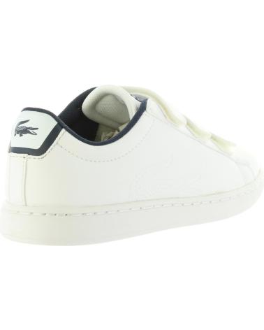 Zapatillas deporte de Niña y Niño LACOSTE 31SPC0002 CARNABY EVO 042 WHT-NVY