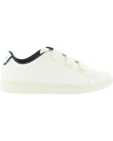 Zapatillas deporte de Niña y Niño LACOSTE 31SPC0002 CARNABY EVO 042 WHT-NVY