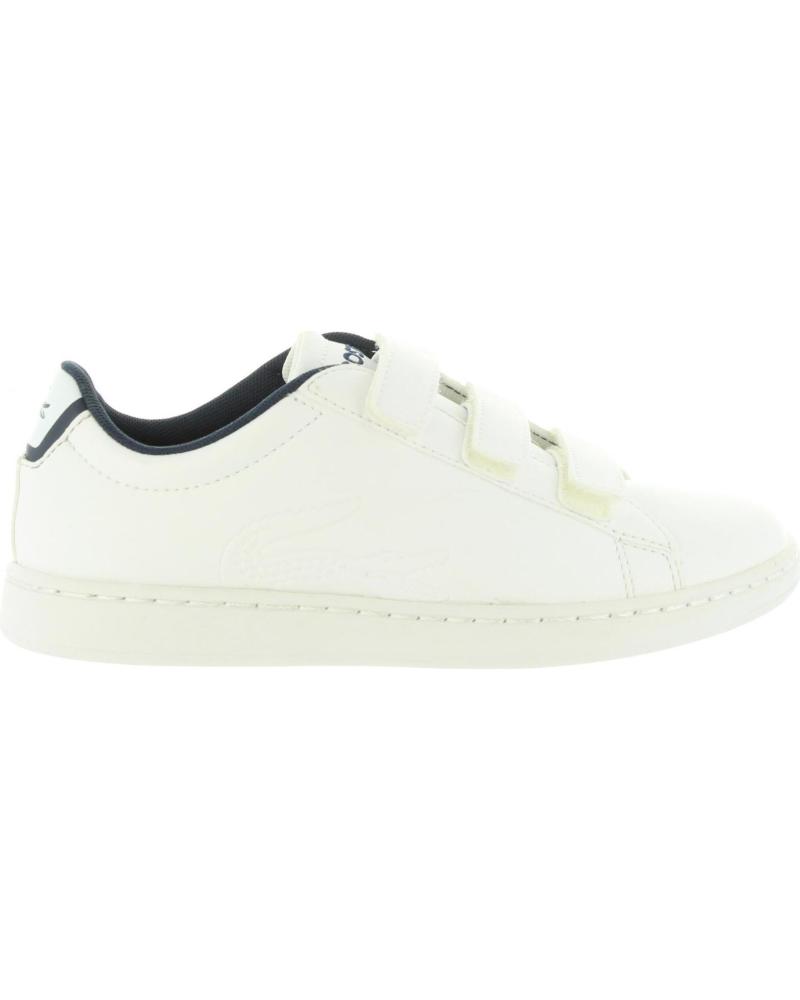 Zapatillas deporte de Niña y Niño LACOSTE 31SPC0002 CARNABY EVO 042 WHT-NVY