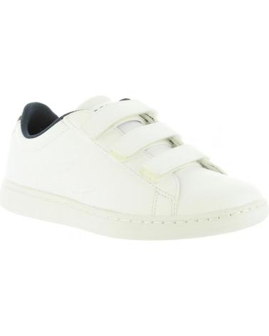 Zapatillas deporte de Niña y Niño LACOSTE 31SPC0002 CARNABY EVO 042 WHT-NVY