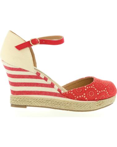 Sandali per Donna MARIA MARE 65870 C18278 TEJIDO CALADO RED