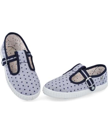 Schuhe für Junge JAVER 61-19 ZAPATILLAS LONA NINO AZUL