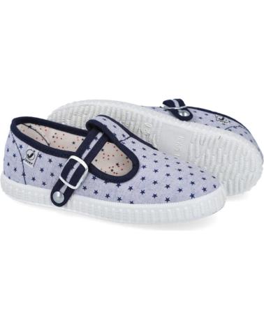 Schuhe für Junge JAVER 61-19 ZAPATILLAS LONA NINO AZUL