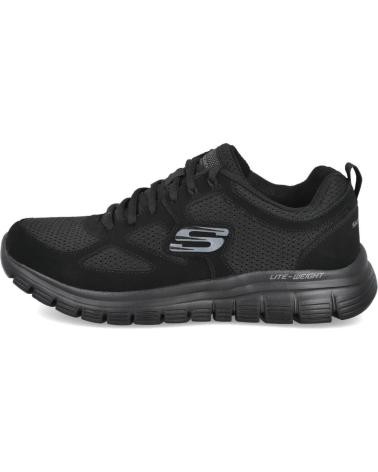 Deportivas de Hombre skechers 52635 ZAPATILLAS BURNS HOMBRE NEGRO